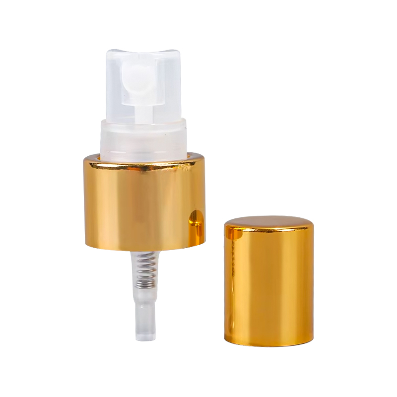 Maliwanag na ginto na selyadong pinong mist sprayer