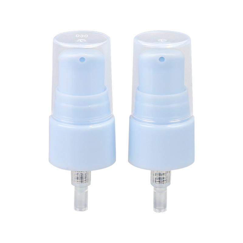 Transparent vacuum cosmetic cream pump